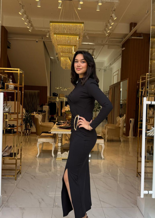 SETRE SİYAH ELBİSE