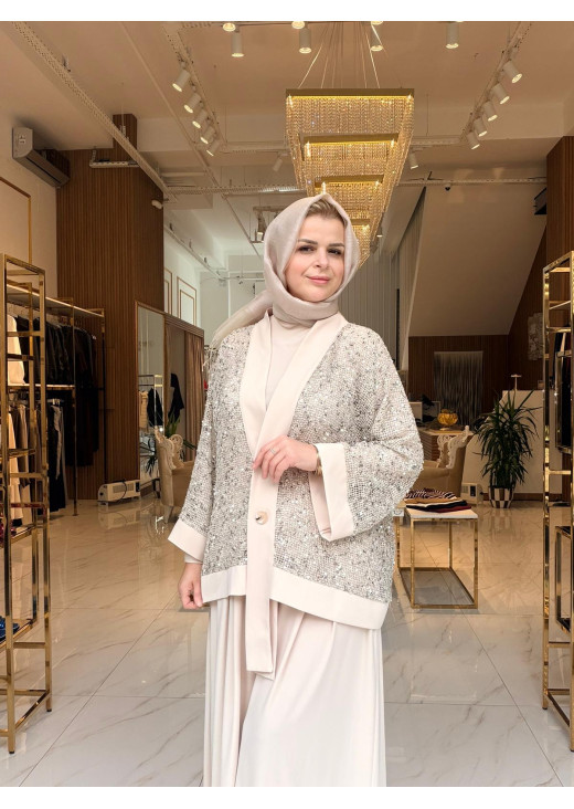 PULLU PAYETLİ ÜÇLÜ TAKIM