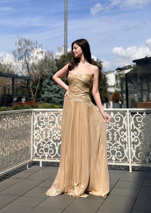 KENZEL PİLİSELİ SARI ABİYE