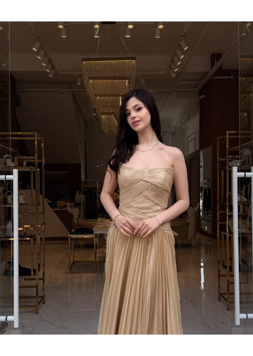 KENZEL PİLİSELİ SARI ABİYE