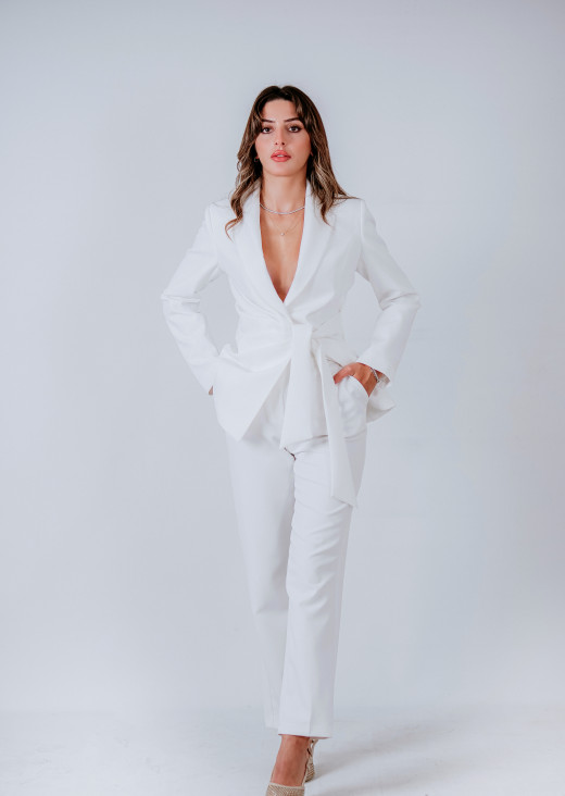 BAĞLAMALI TAKIM-BEYAZ