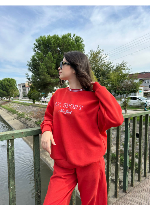 Setre Kırmızı Eşofman Takımı 