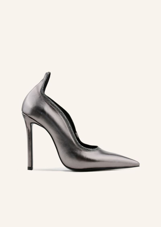 MARCATELLİ ANTRASİT TOPUKLU STİLETTO