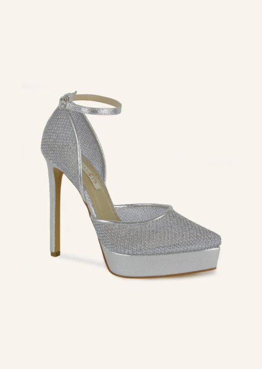 MARCATELLİ GÜMÜŞ GALVİN YÜKSEK TOPUKLU AYAKKABI