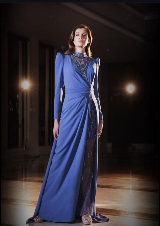 KENZEL BÜYÜK BEDEN İNDİGO