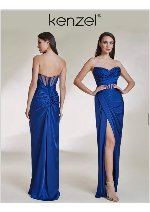 KENZEL SAKS MAVİSİ ABİYE