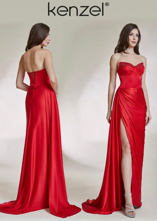 KENZEL KIRMIZI ABİYE