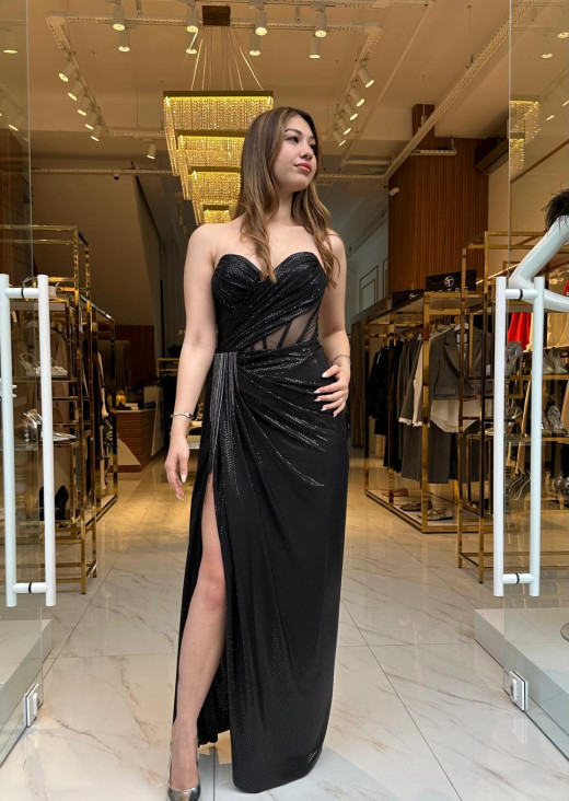 KENZEL SİYAH ABİYE