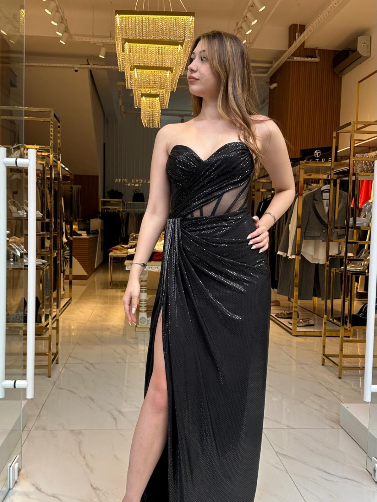 KENZEL SİYAH ABİYE